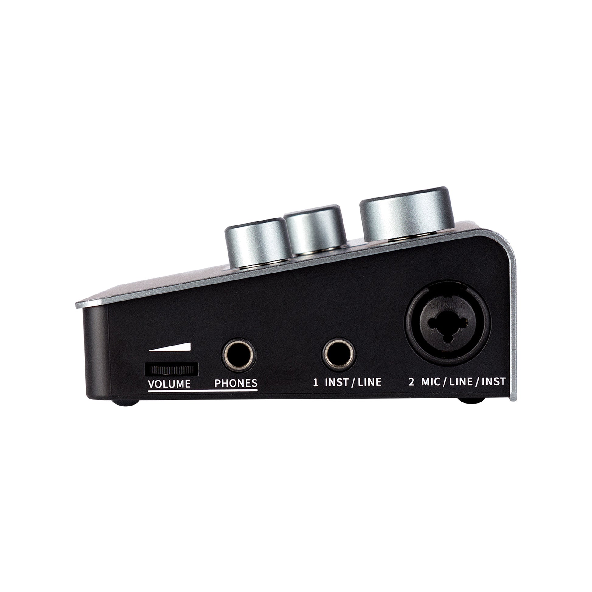 Interface audio STEEP I, 2 canaux, deux entrées (combo XLR/Jack et Jack), alimentation fantôme, USB type C 2.0, gris