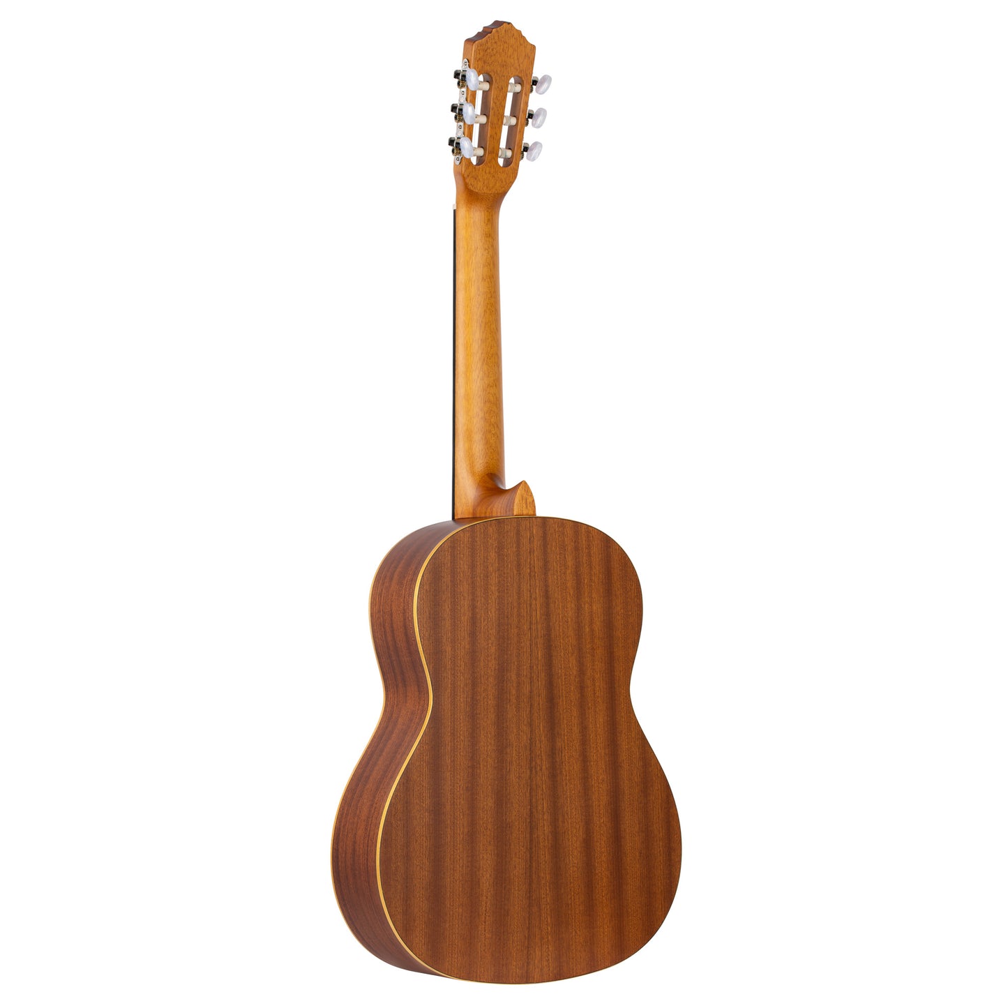 R121, table épicéa, fond & éclisses acajou, manche acajou, sillet 52 mm, housse, naturel satiné