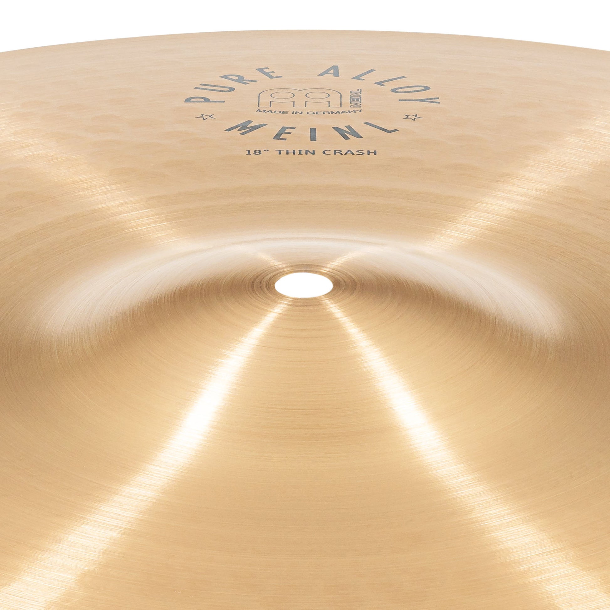 Thin Crash 18" Meinl Pure Alloy fini Traditional martelé