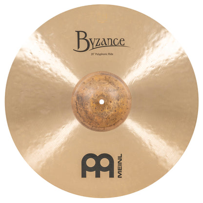 Ride Traditional 20", Polyphonic, Alliage bronze B20, Martelée à la main, Finition traditionnelle