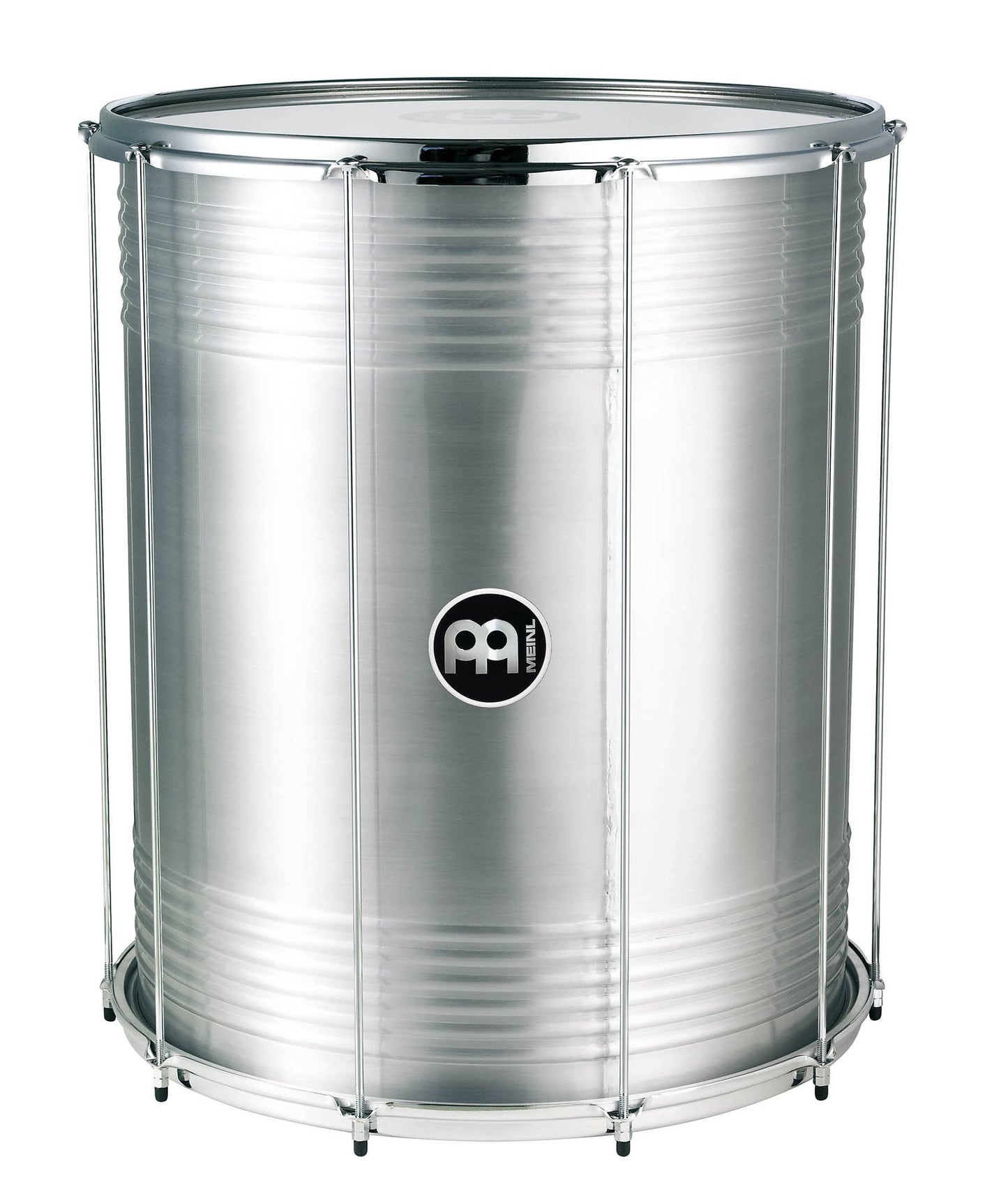 Surdo 22" x 24", 10 tirants, fût aluminium, peau synthétique, accastillage chromé, clé d'accord fournie