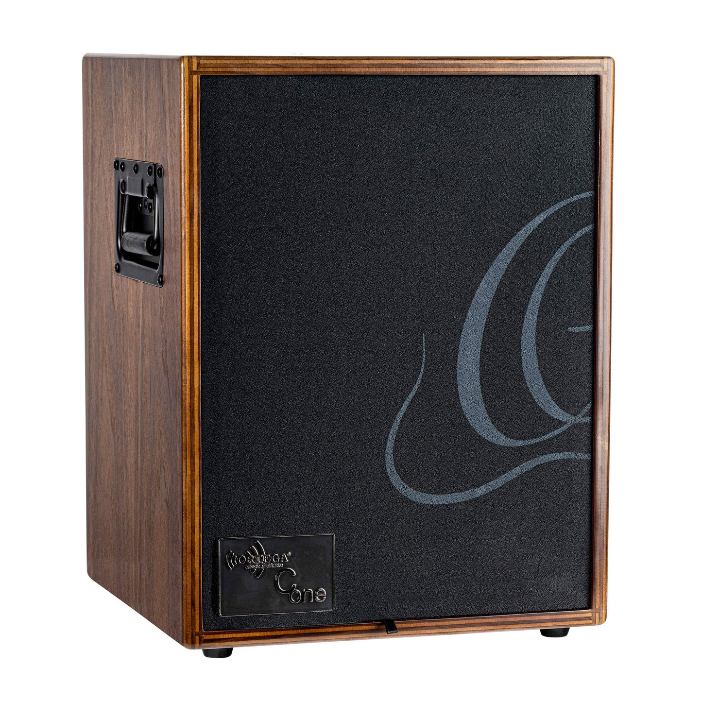 CONE-WND, ampli combo guitare acoustique 100W, deux canaux, réverb & chorus intégrés, avec housse, noyer foncé satiné et noir
