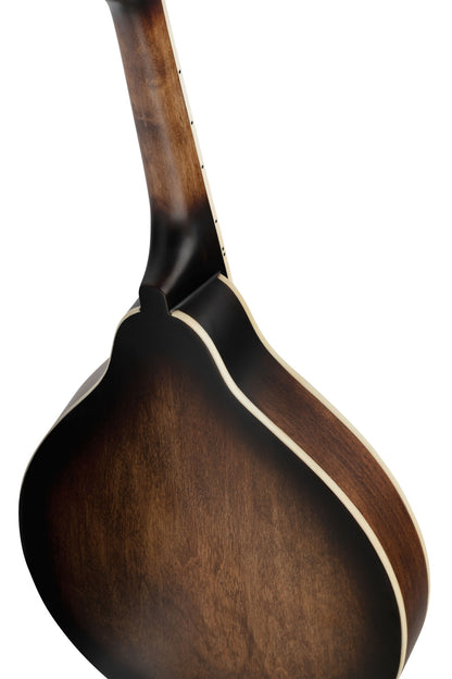 RMA30, mandoline 8 cordes style A, table épicéa, fond & éclisses érable, manche érable, whiskey burst satiné