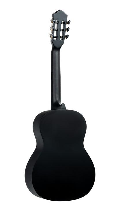 RST5M-3/4, table épicéa, fond & éclisses catalpa, touche & chevalet noyer, sillet 45 mm, diapason 590 mm, noir mat