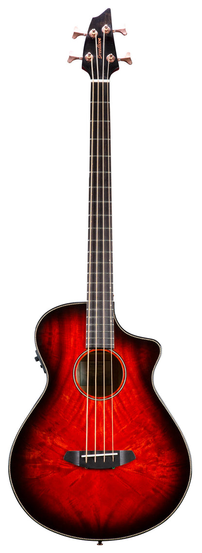 PURSUIT EXOTIC S CONCERT BASSE SUNSET BURST CE, édition limitée, table myrtlewood massif, f/e myrtlewood, EQ Fishman Presys I