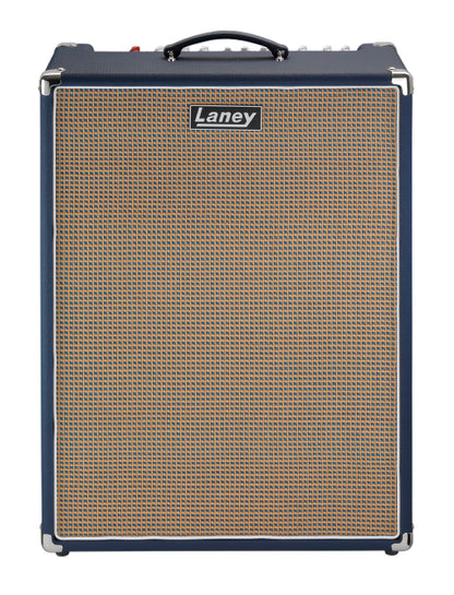 Ampli guitare électrique 60W, 2x HP 12" HH, 2 canaux, EQ 3 bandes, réverb, tremolo, chorus, boucle d'effet, 15.8 kg, bleu