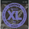 D'Addario Chromes ECG24 Jazz Light 11-50 platte filet