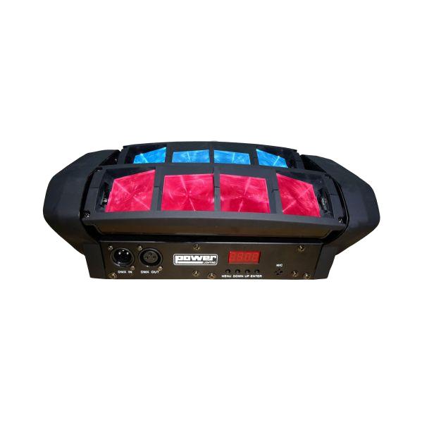 Power Lighting SPIDER POCKET QUAD 8x12W RGBW 4-in-1 LED-effect