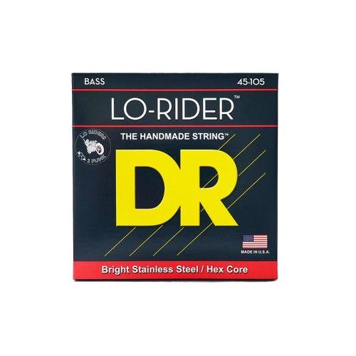 DR Lo-Rider roestvrijstalen medium bassnaren 45-105