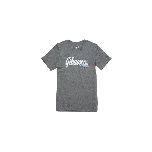 Gibson T-shirt met bloemenlogo (maat MD)