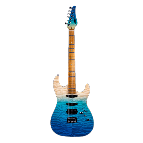 Jet Guitars JS 1000 Transparant Blauw