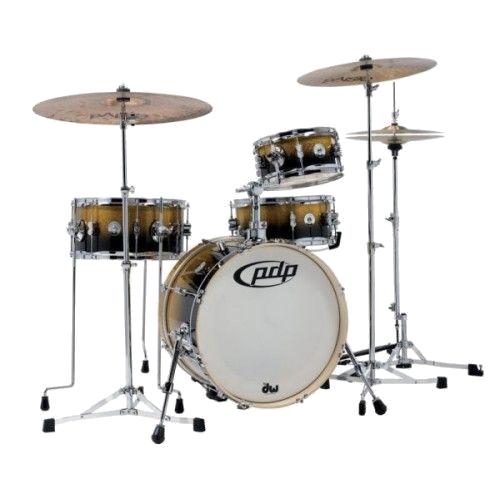 PDP by DW Shellset New Yorker Daru Jones Signature Geel naar Zwart Glitter Fade
