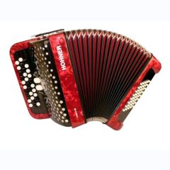 Hohner Nova II 60 Chromatic Button Accordeon Red Cover