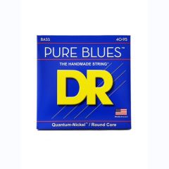 DR Pure Blues Quantum Nikkel Cordes Basse Extra Licht 40-95