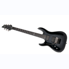 schecter elektrische gitaar hellraiser hybrid c-1 fr l trans black burst