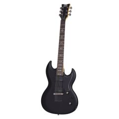 schecter DEMON S-II Satijn Zwart