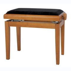 GEWA Banquette Piano Deluxe Chêne mat Cdt 2 Assise noire